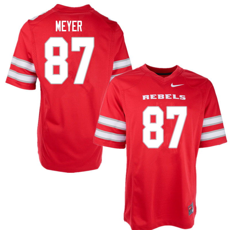 Men #87 Adam Meyer UNLV Rebels College Football Jerseys Sale-Red
